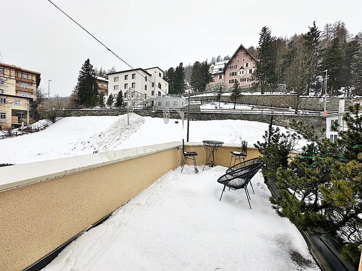 Ferienwohnung Kleines Juwel, Zentral, Mit Garage Und Pool - Cb102 St. Moritz Exterior foto